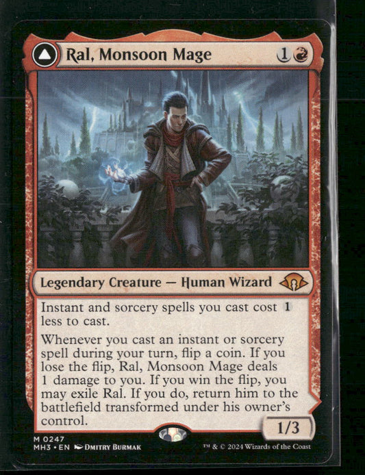 Ral, Monsoon Mage Modern Horizons 3 #247 - Front