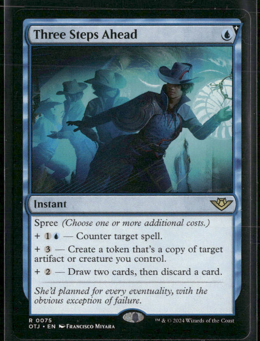 Three Steps Ahead Outlaws of Thunder Junction #75 - Front