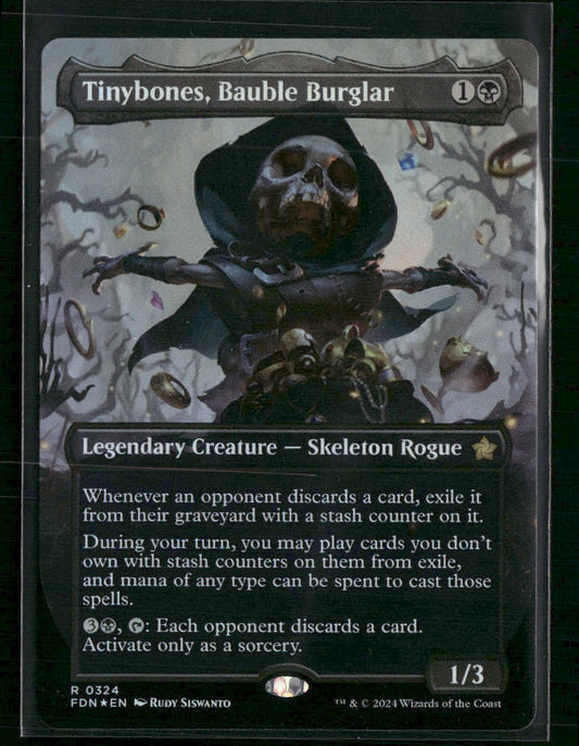 Tinybones, Bauble Burglar (Borderless) Foundations #324 Foil - Front