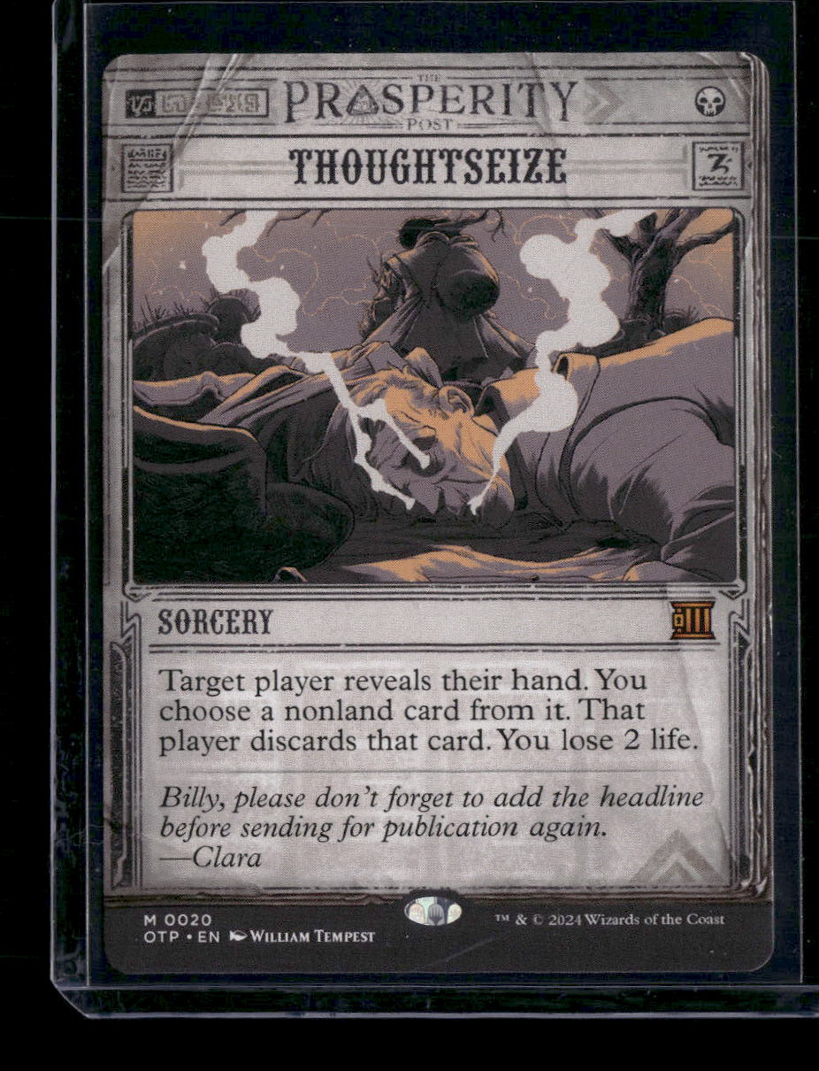 Thoughtseize Outlaws of Thunder Junction: Breaking News #20 - Front