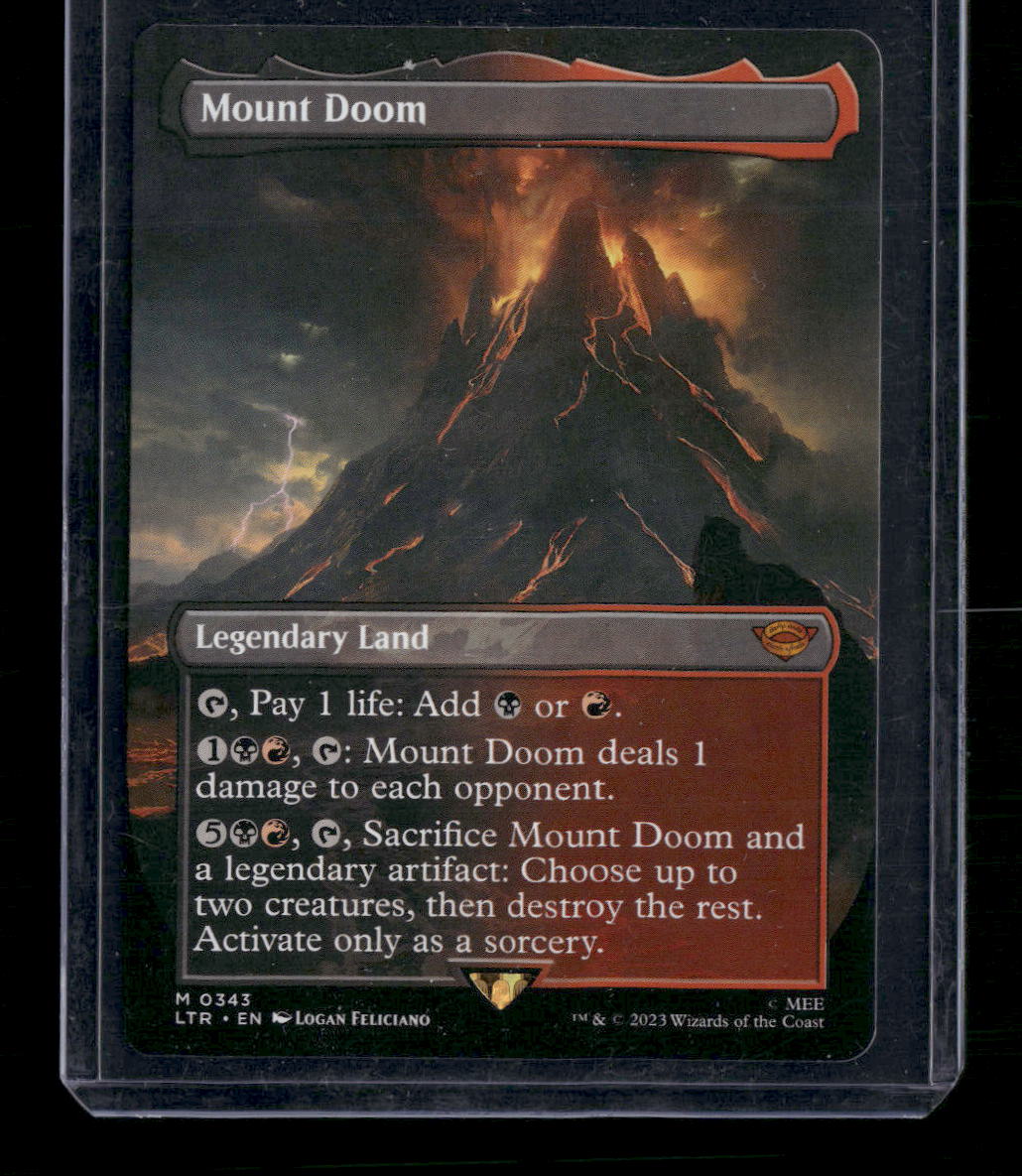 Mount Doom (Borderless) Tales of Middle-earth #343 - Front
