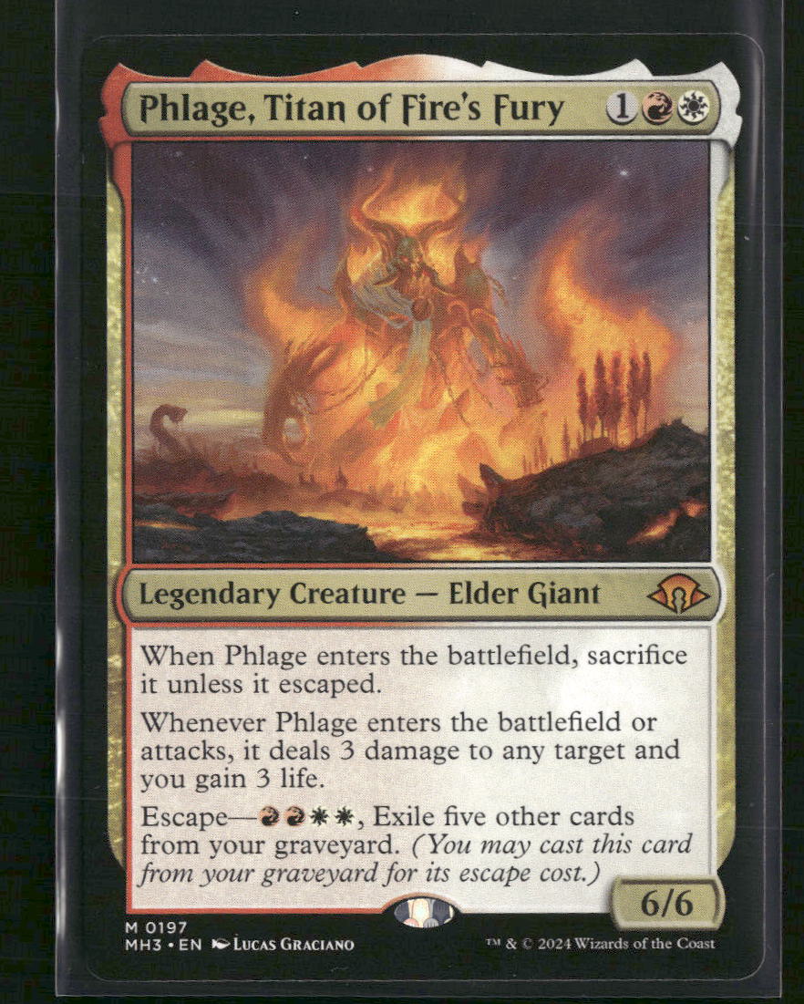 Phlage, Titan of Fire's Fury Modern Horizons 3 #197 - Front