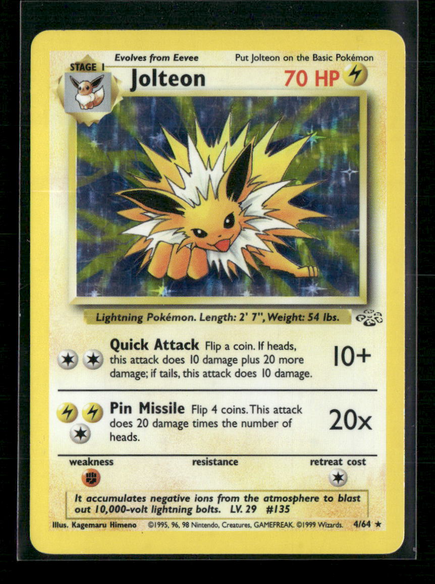 Jolteon (4) Jungle #04/64 - Front