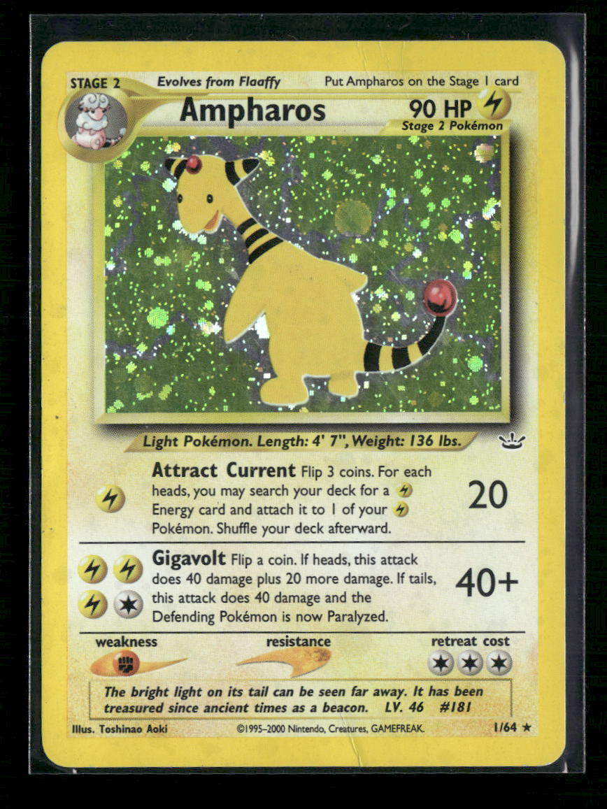 Ampharos Neo Revelation #01/64 - Front
