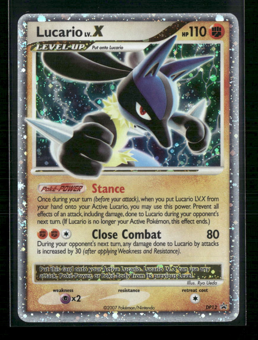 Lucario LV.X Diamond and Pearl Promos #DP12 - Front