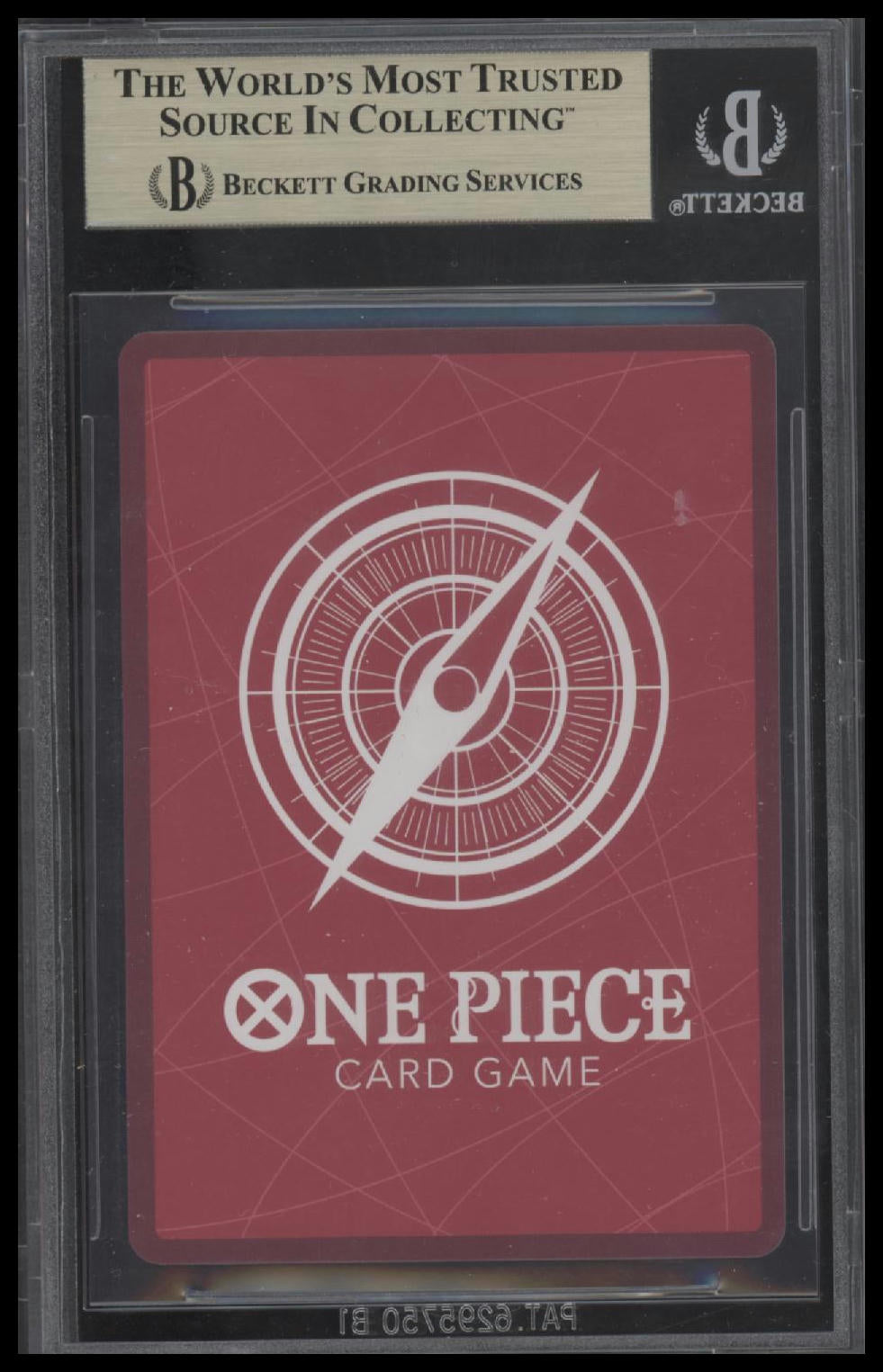 Kaido ALT ART "add up to 1 DON!!." 2022 One Piece Romance Dawn #OP01061 BGS 9.5 - Back