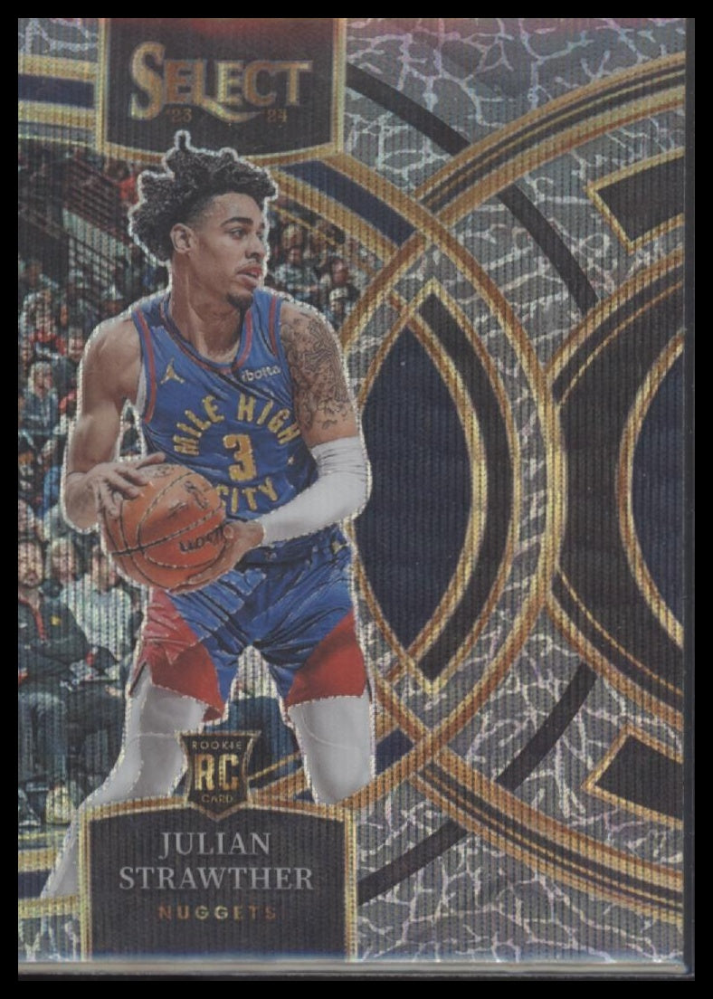 #2023-24 Panini Select #101 Julian Strawther Prizm - Front