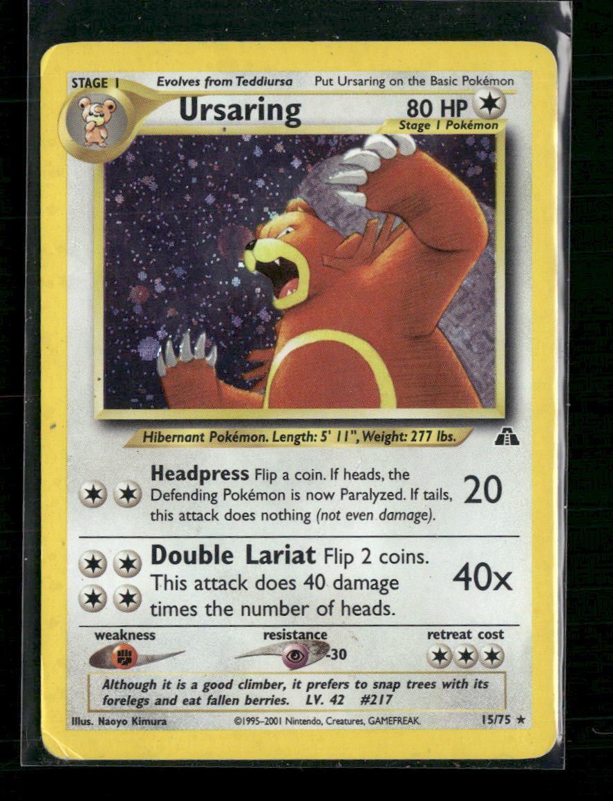 Ursaring (15) Neo Discovery #15/75 - Front