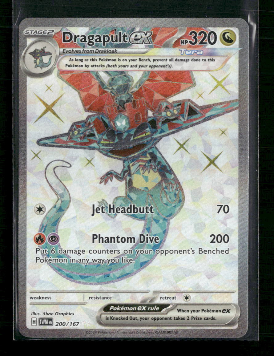 Dragapult ex SV06: Twilight Masquerade #200/167 - Front