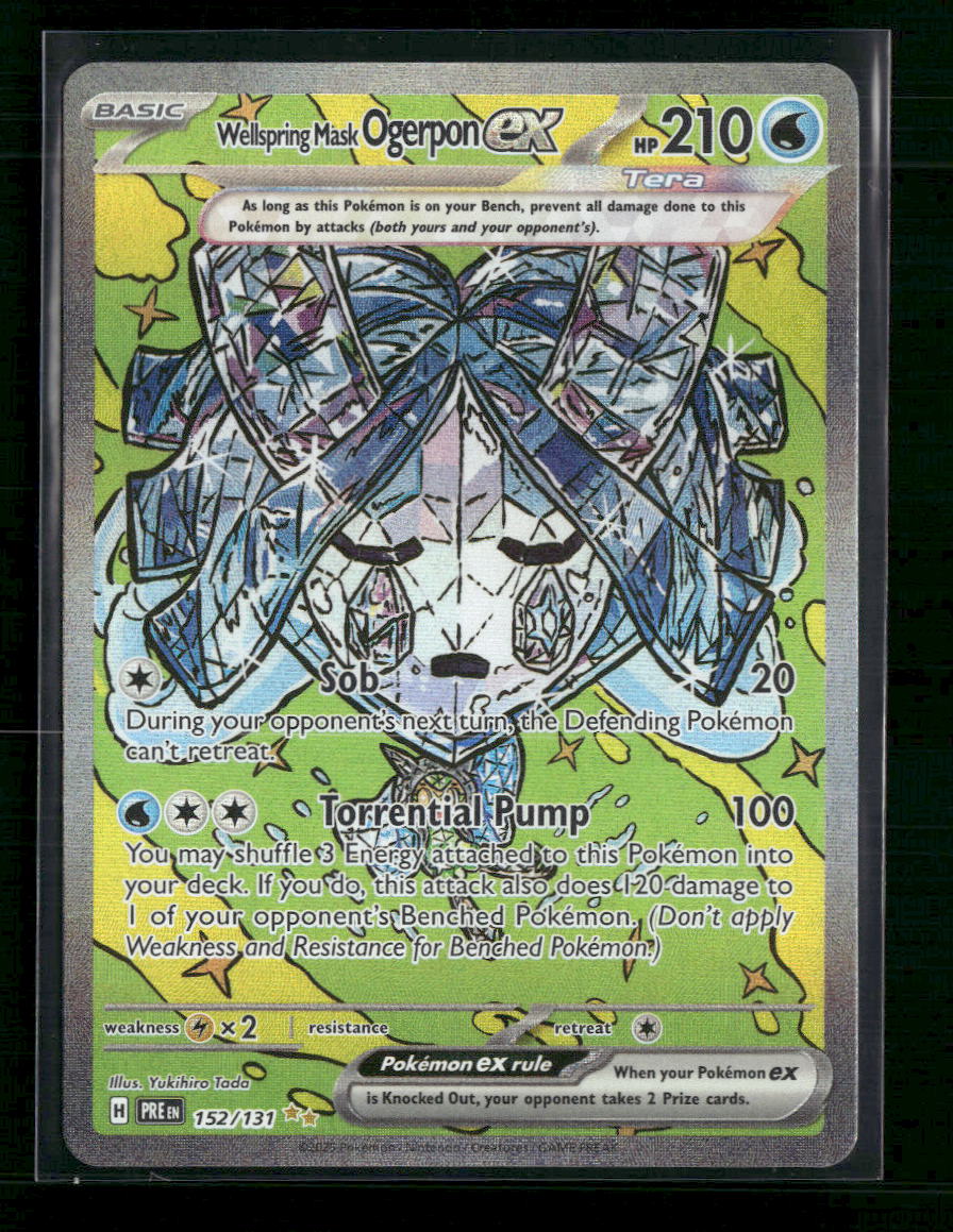 Wellspring Mask Ogerpon ex SV: Prismatic Evolutions #152/131 - Front