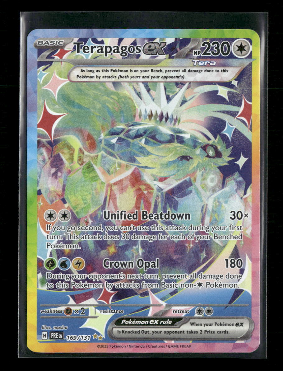 Terapagos ex SV: Prismatic Evolutions #169/131 - Front