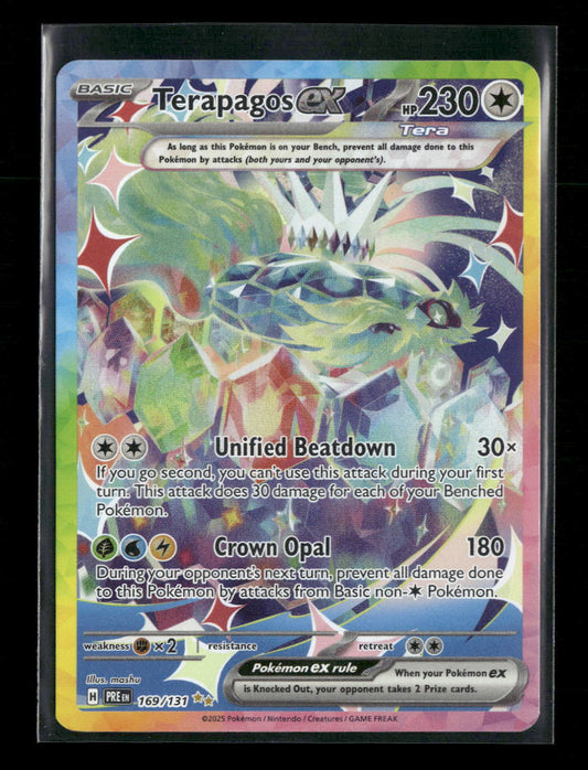 Terapagos ex SV: Prismatic Evolutions #169/131 - Front