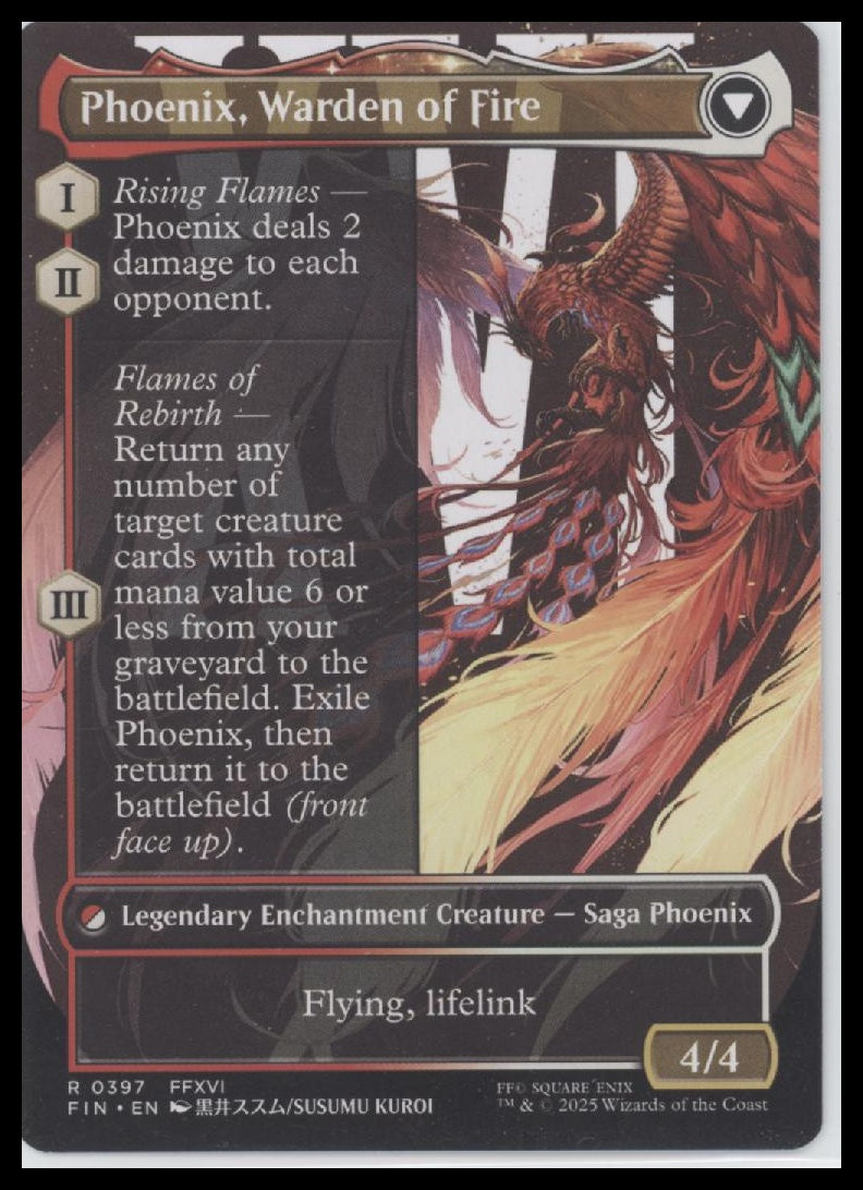 Joshua, Phoenix's Dominant (Borderless) FINAL FANTASY #397 - Back