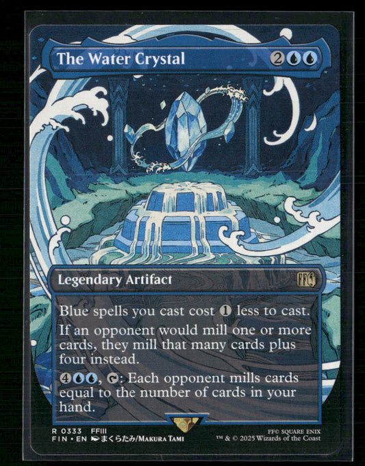 The Water Crystal (Borderless) FINAL FANTASY #333 - Front