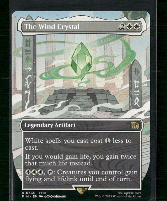 The Wind Crystal (Borderless) FINAL FANTASY #330 - Front