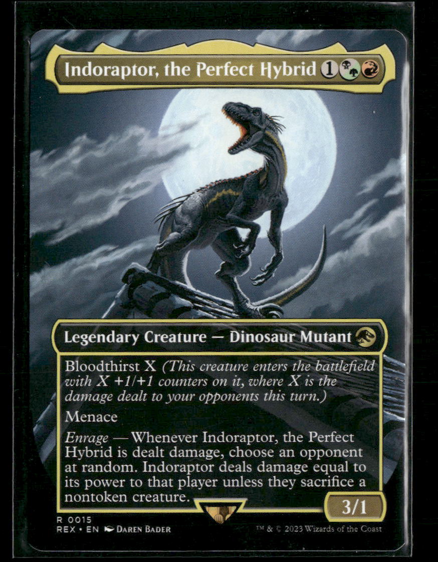 Indoraptor, the Perfect Hybrid (Borderless) Jurassic World Collection #15 - Front