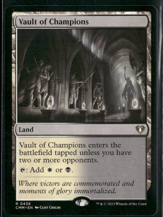 Vault of Champions Commander Masters #436 - Front