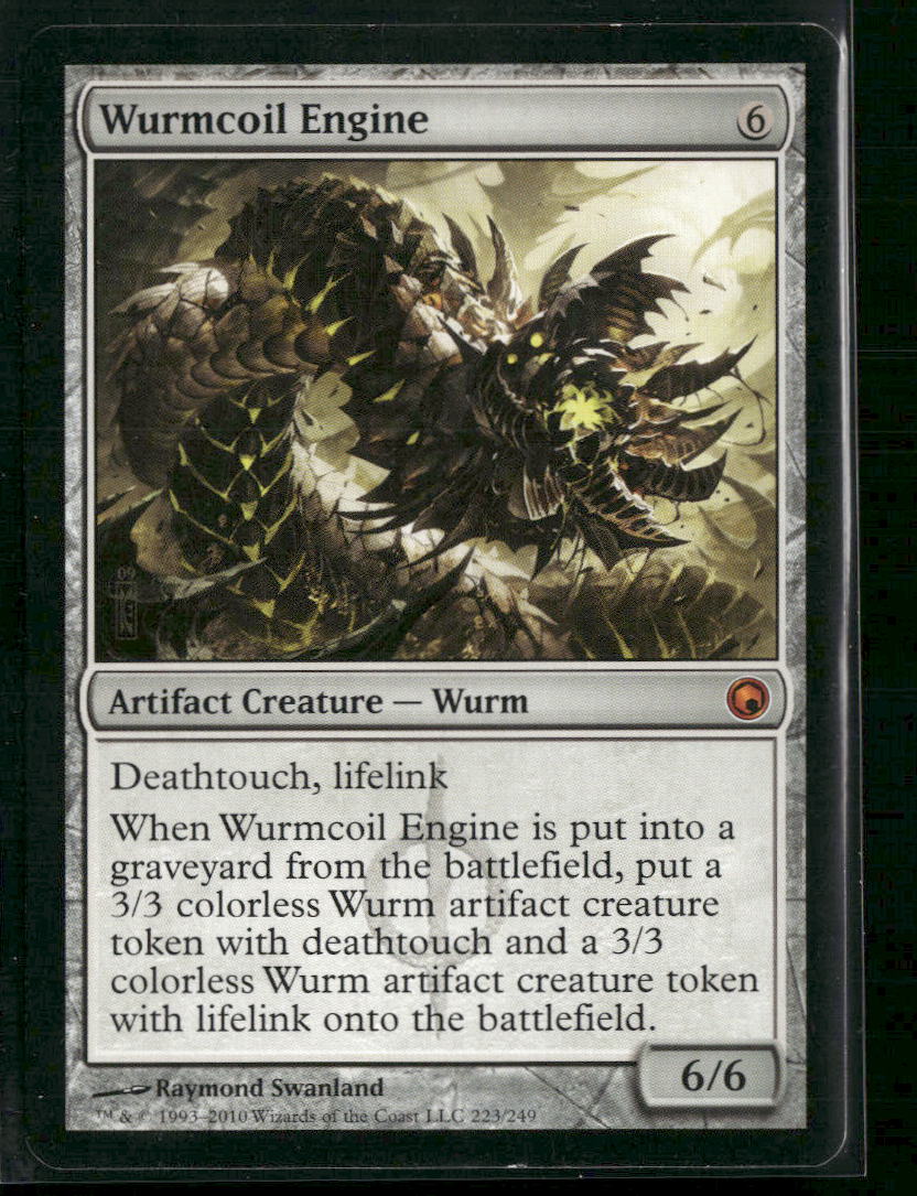 Wurmcoil Engine Scars of Mirrodin #223 - Front
