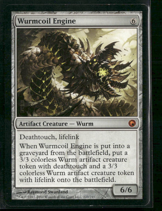 Wurmcoil Engine Scars of Mirrodin #223 - Front