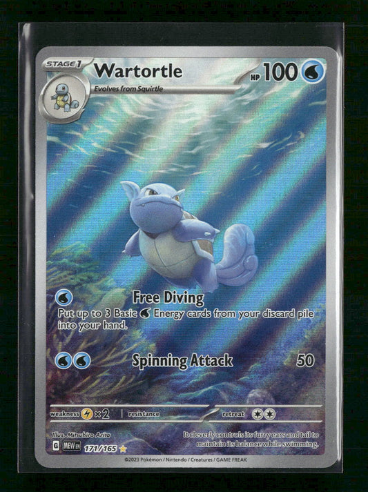 Wartortle SV: Scarlet & Violet 151 #171/165 - Front