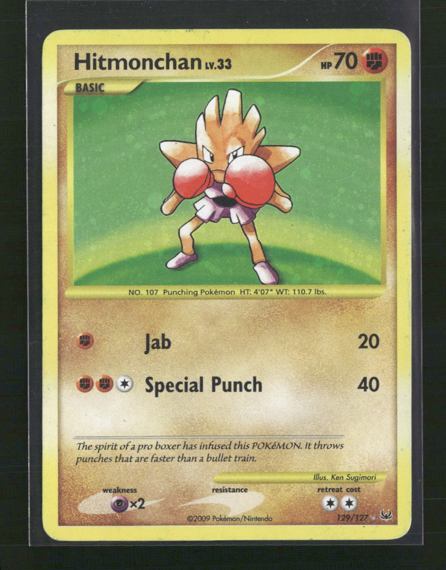 Hitmonchan Platinum #129/127 - Front