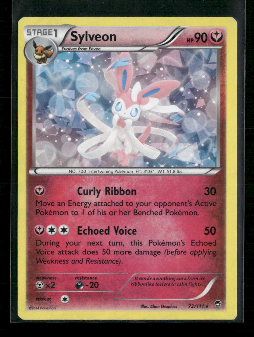 Sylveon XY - Furious Fists #72/111 - Front