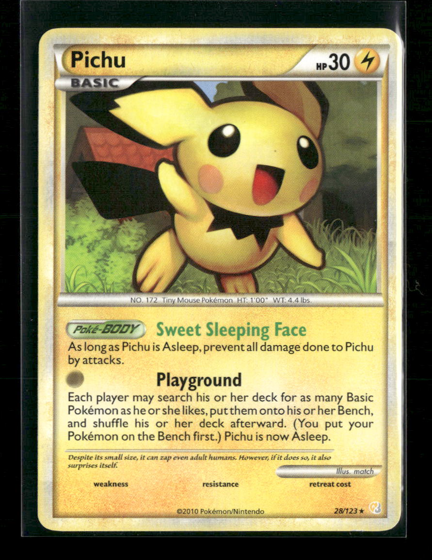 Pichu Nintendo Promos #28/123 - Front
