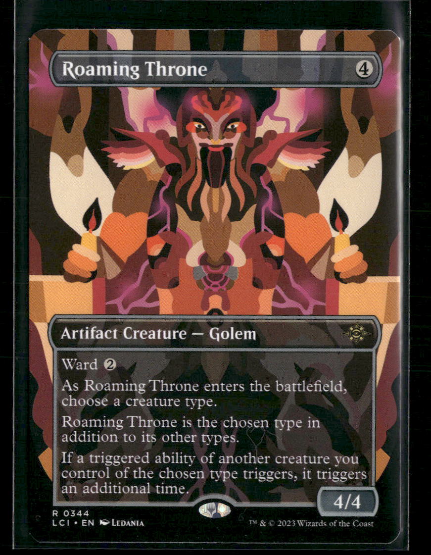 Roaming Throne (Borderless) The Lost Caverns of Ixalan #344 - Front