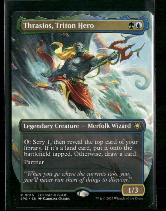 Thrasios, Triton Hero (Borderless) Special Guests #16 - Front