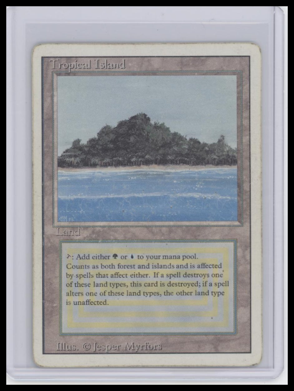 MTG Tropical Island Revised Edition - Front