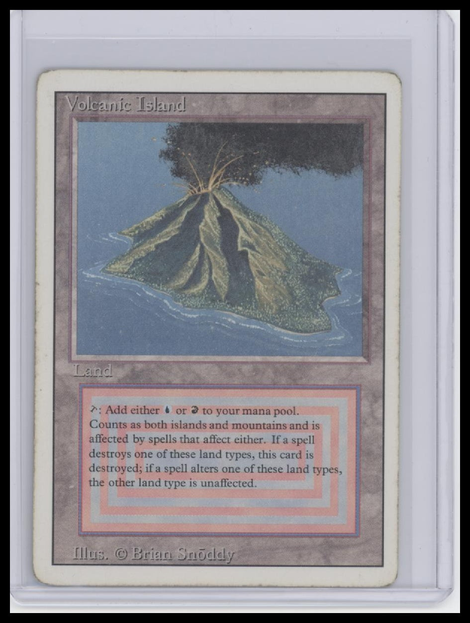 MTG Volcanic Island Revised Edition - Front