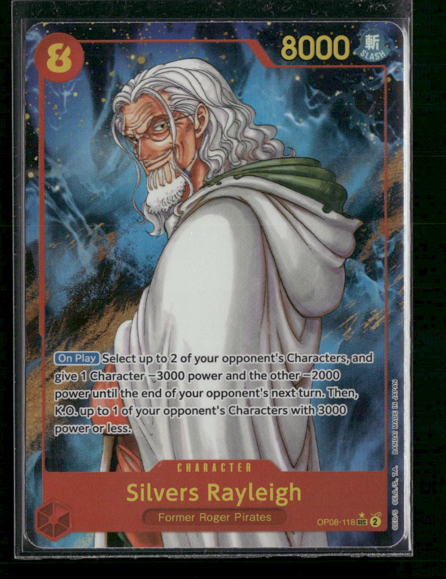 Silvers Rayleigh (Parallel) Two Legends #OP08-118 - Front