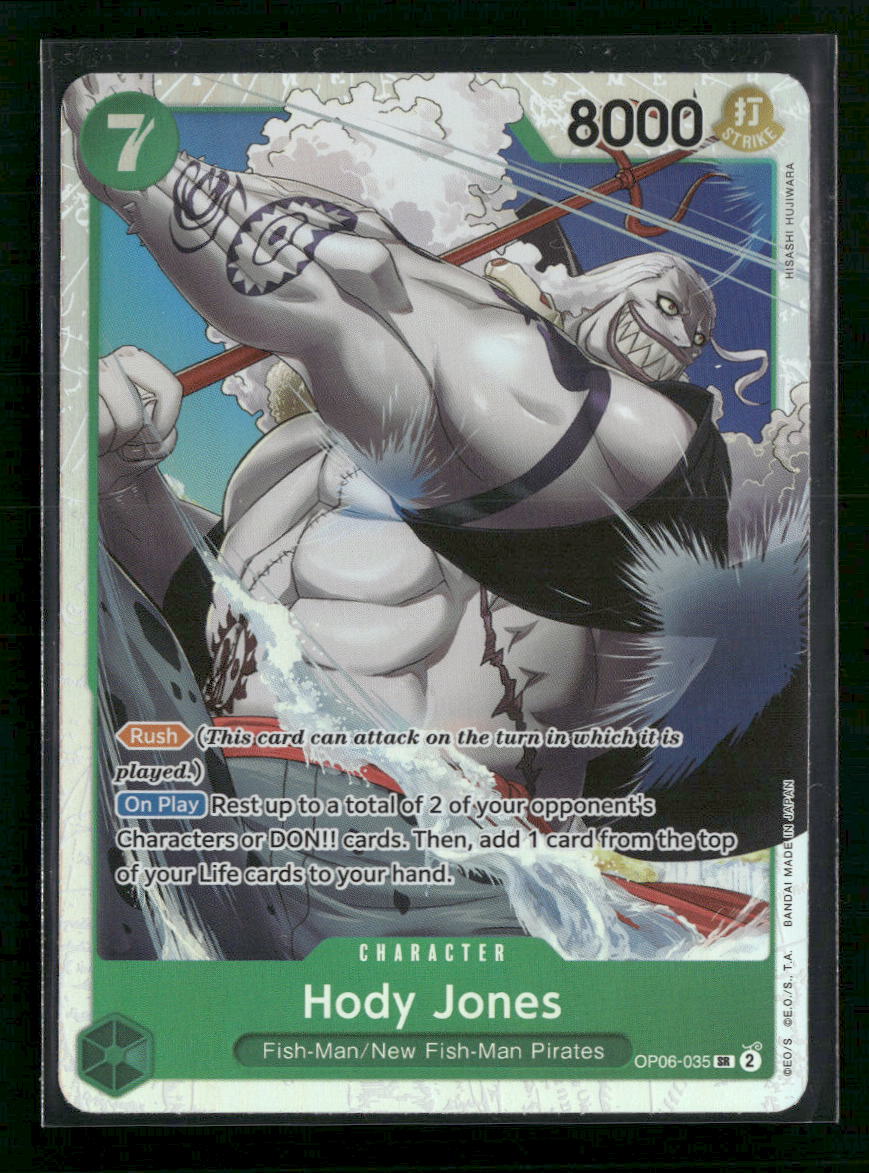 Hody Jones (035) Wings of the Captain #OP06-035 - Front