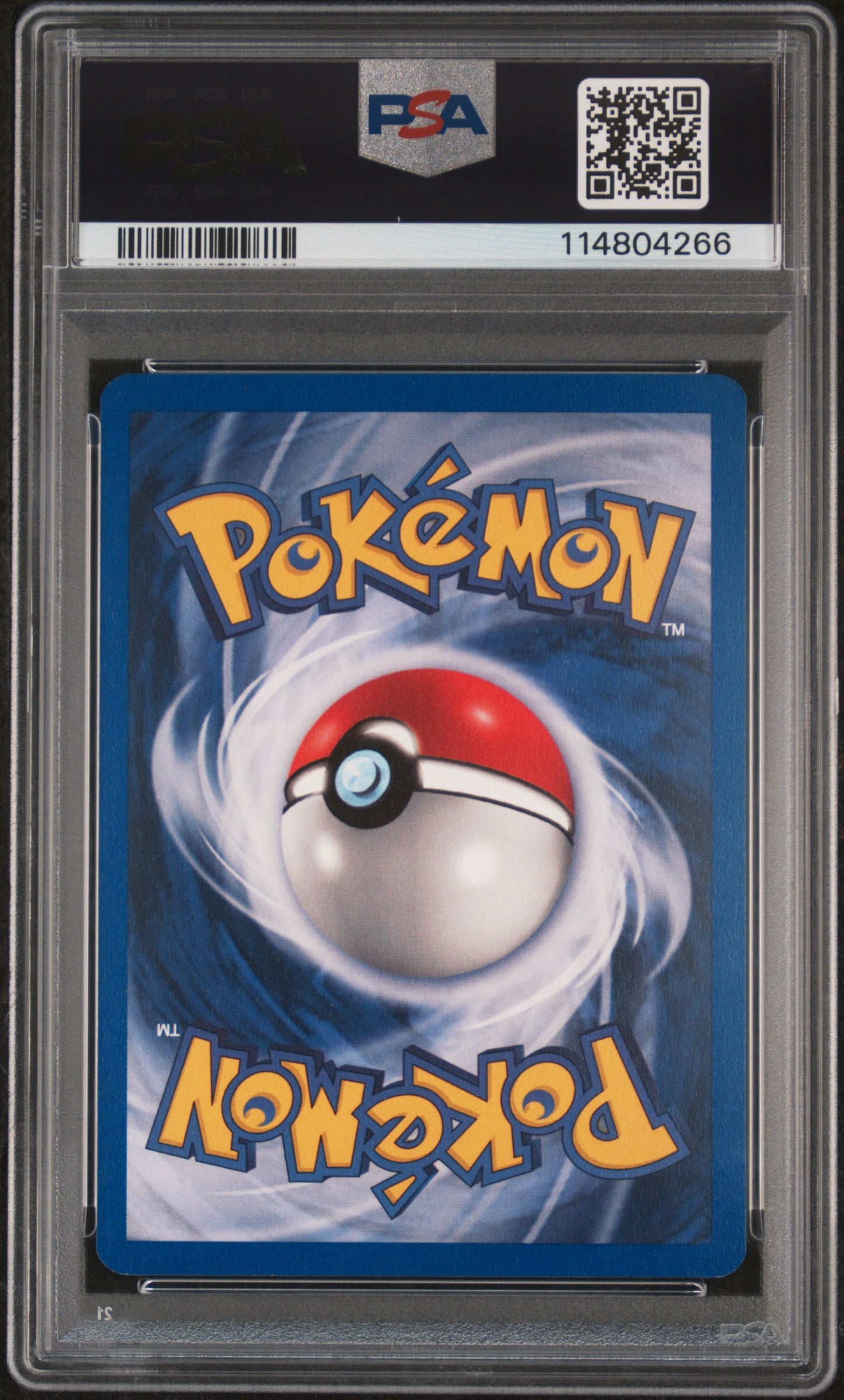 Giovanni'S Gyarados 2000 Pokemon Gym Challenge #5 Holo PSA 8 - Back