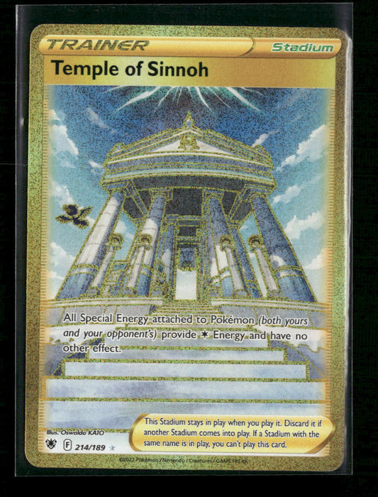 Temple of Sinnoh (Secret) SWSH10: Astral Radiance #214/189 - Front