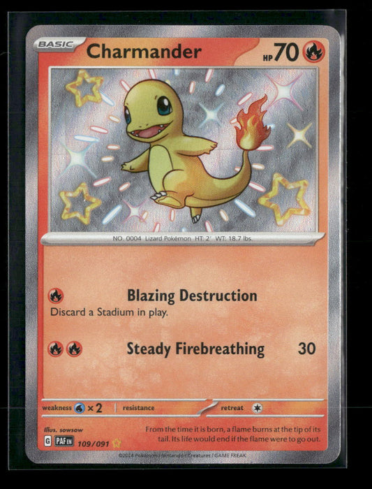SV: Paldean Fates #109/091 Charmander - Front