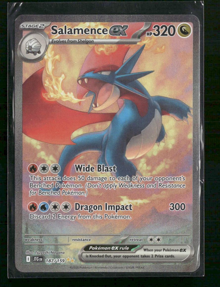 Salamence ex SV09: Journey Together #187/159 - Front