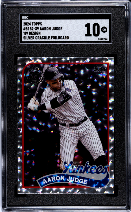 Aaron Judge 2024 Topps #89B2-39 '89 Mega Box SGC 10 - Front