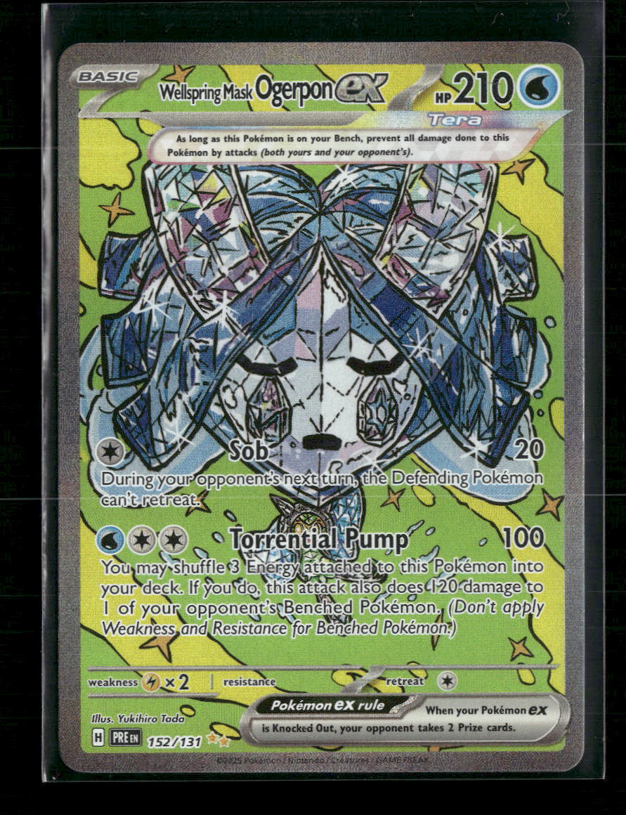 Wellspring Mask Ogerpon ex SV: Prismatic Evolutions #152/131 - Front