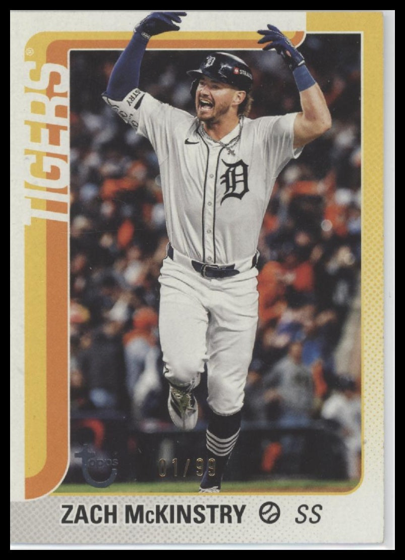 Zach McKinstry 2025 Topps #560 Vintage Stock #/99 - Front