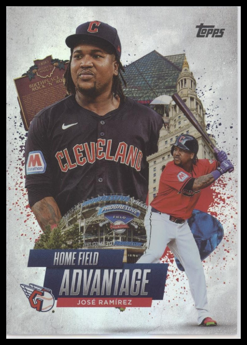 José Ramírez 2025 Topps #HA-27 Home Field Advantage - Front