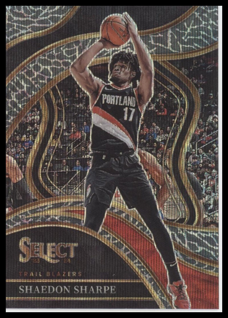 Shaedon Sharpe 2023-24 Panini Select #215 Prizms - Front