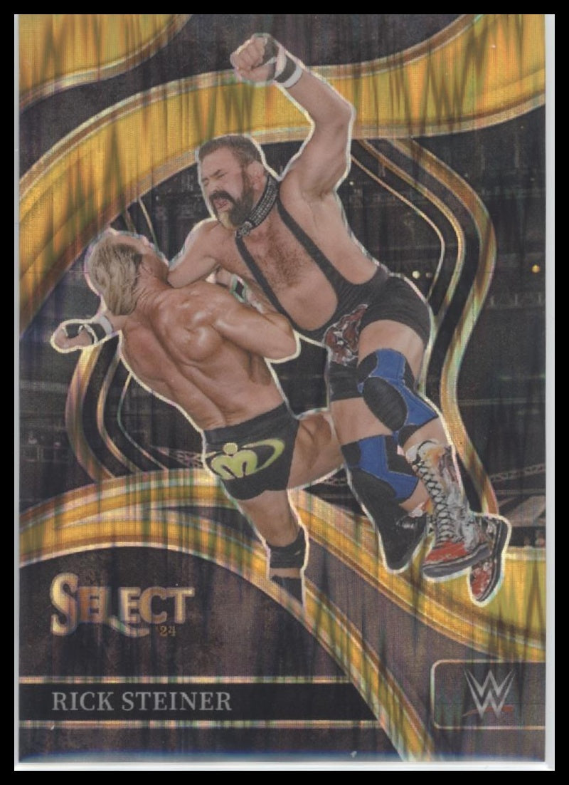 Rick Steiner 2024 Panini Select WWE #211 Gold Prizms #/10 - Front