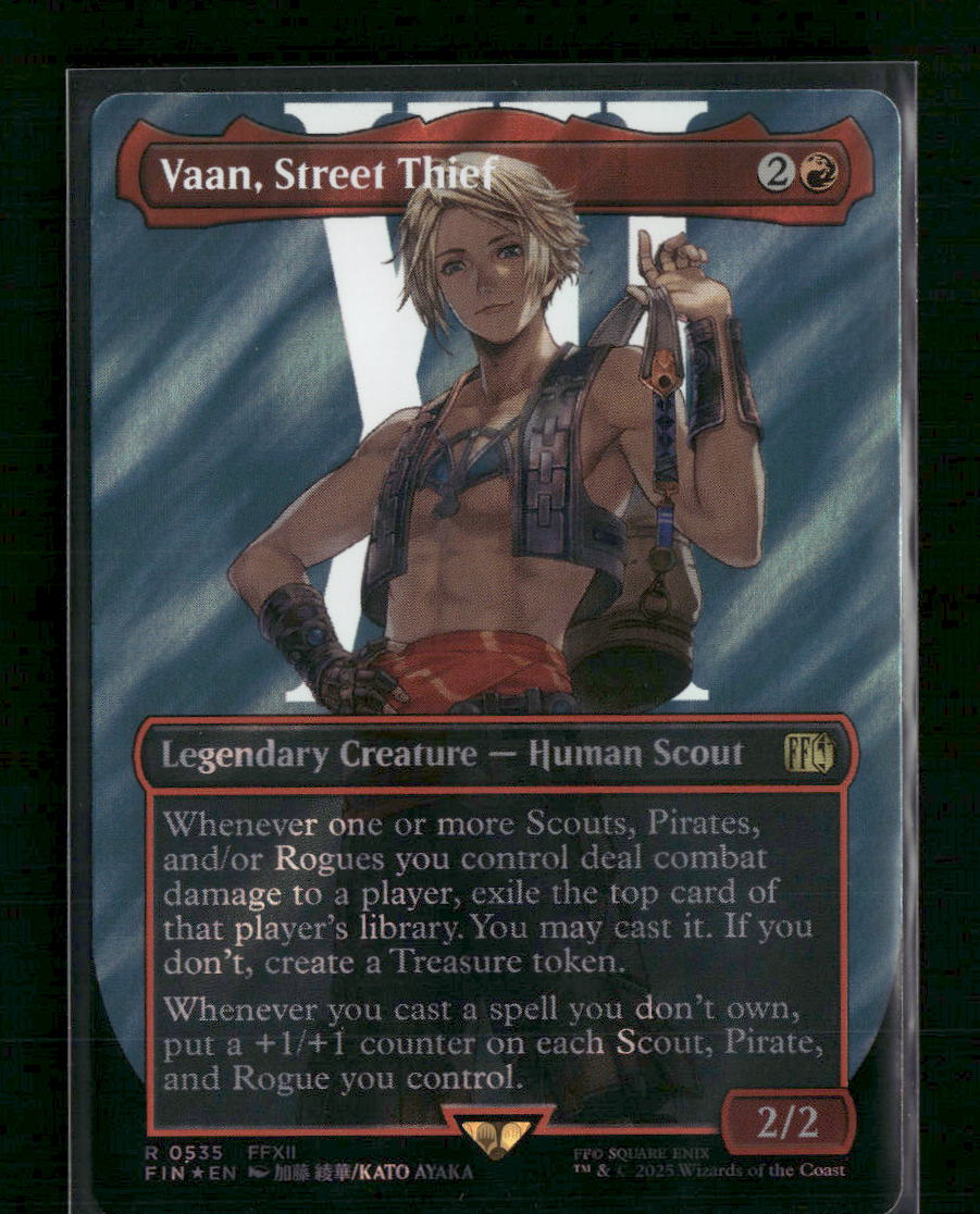 Vaan, Street Thief (Borderless) (Surge Foil) FINAL FANTASY #535 - Front