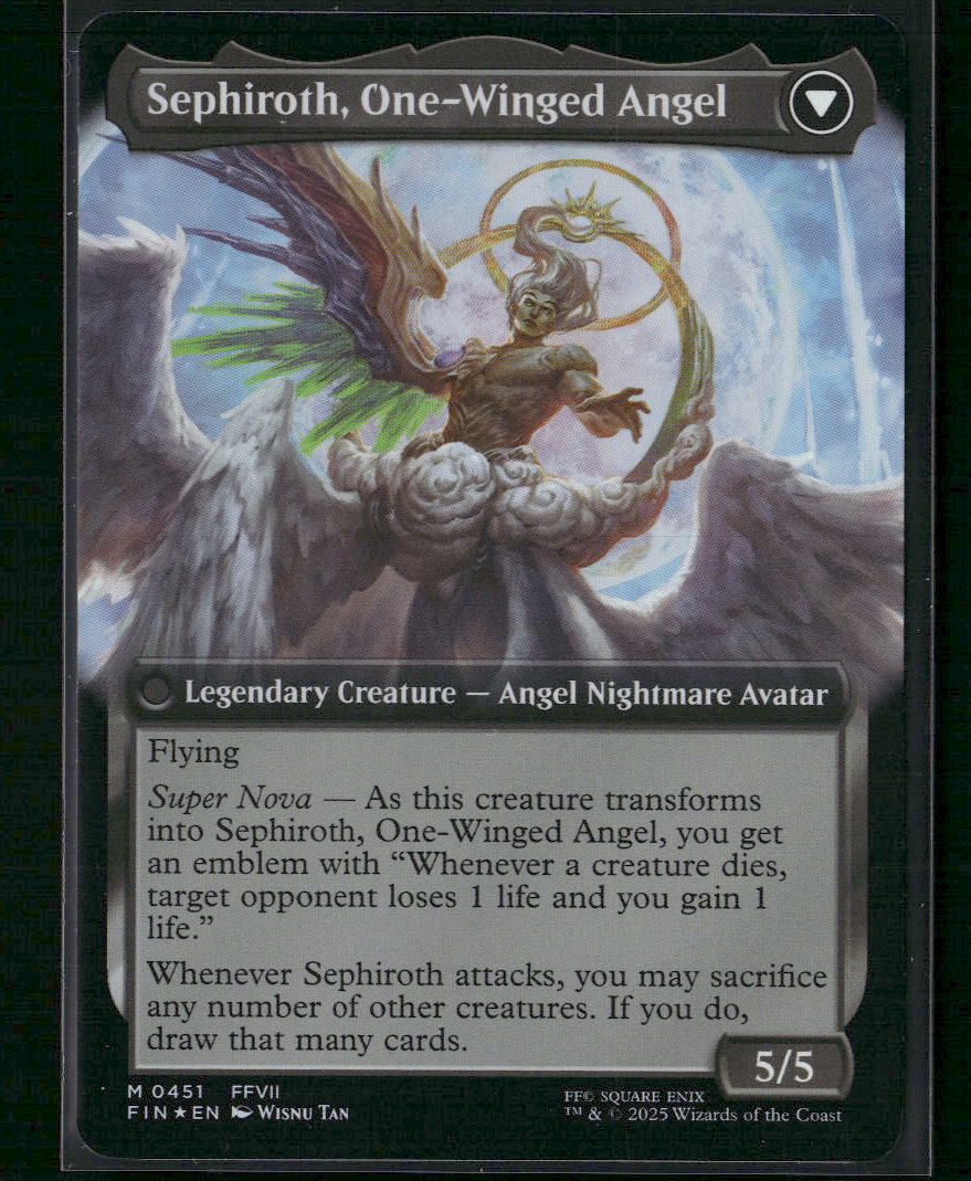 Sephiroth, Fabled SOLDIER (Extended Art) FINAL FANTASY #451 - Back