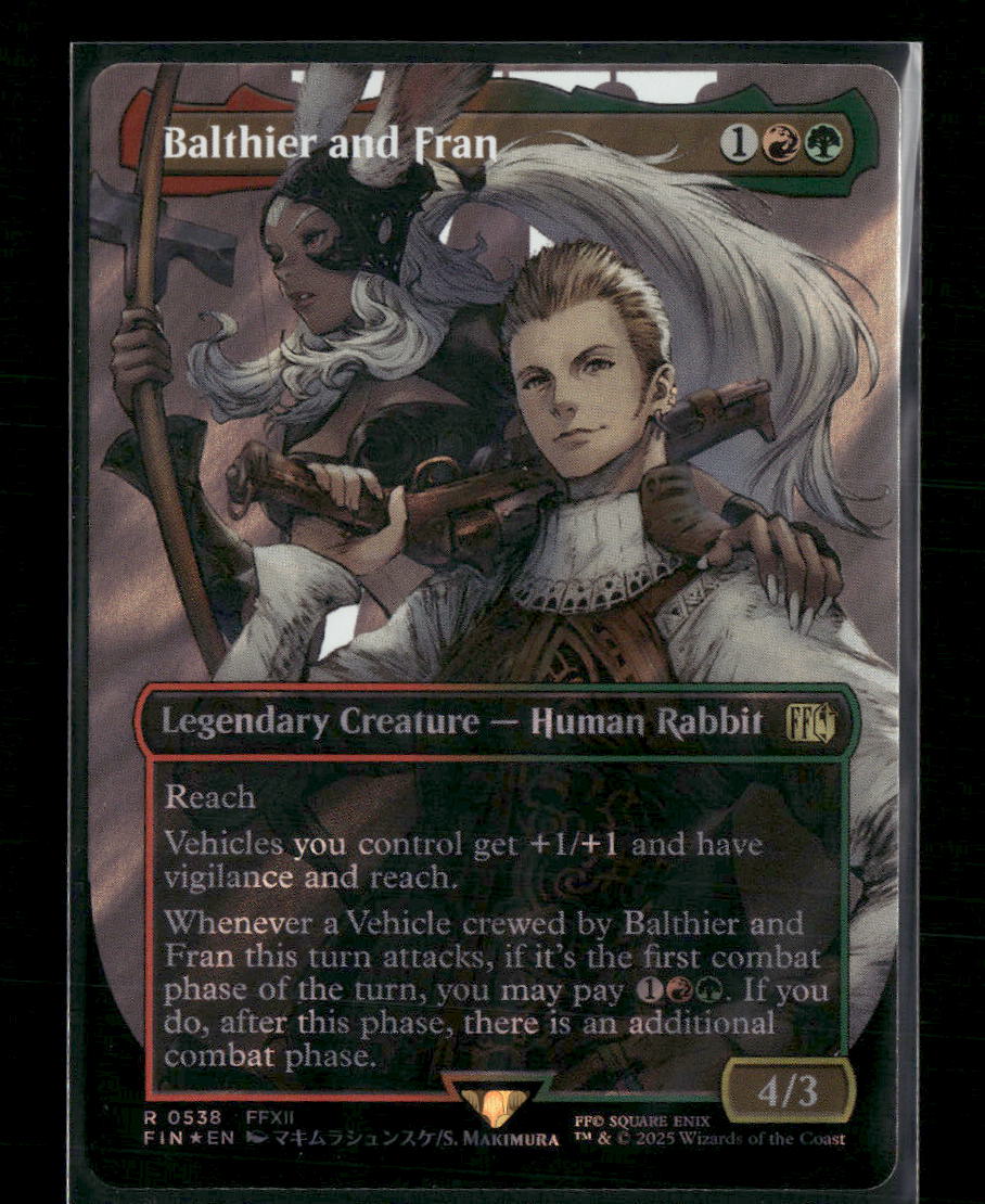Balthier and Fran (Borderless) (Surge Foil) (0538) FINAL FANTASY #538 - Front