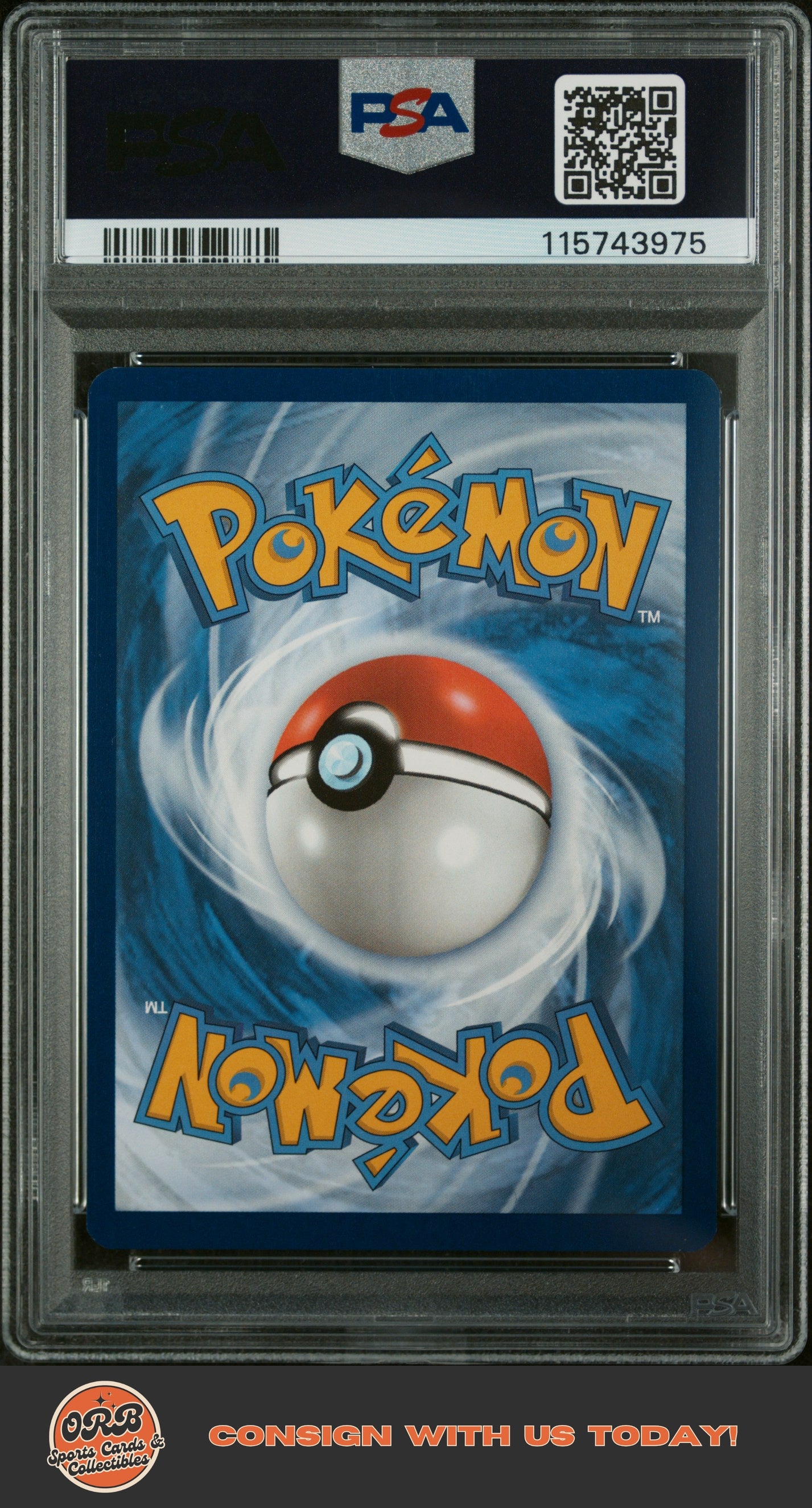 Bloodmoon Ursaluna Ex 2024 Pokemon Twilight Masquerade #222 Hyper Rare PSA 10 - Back
