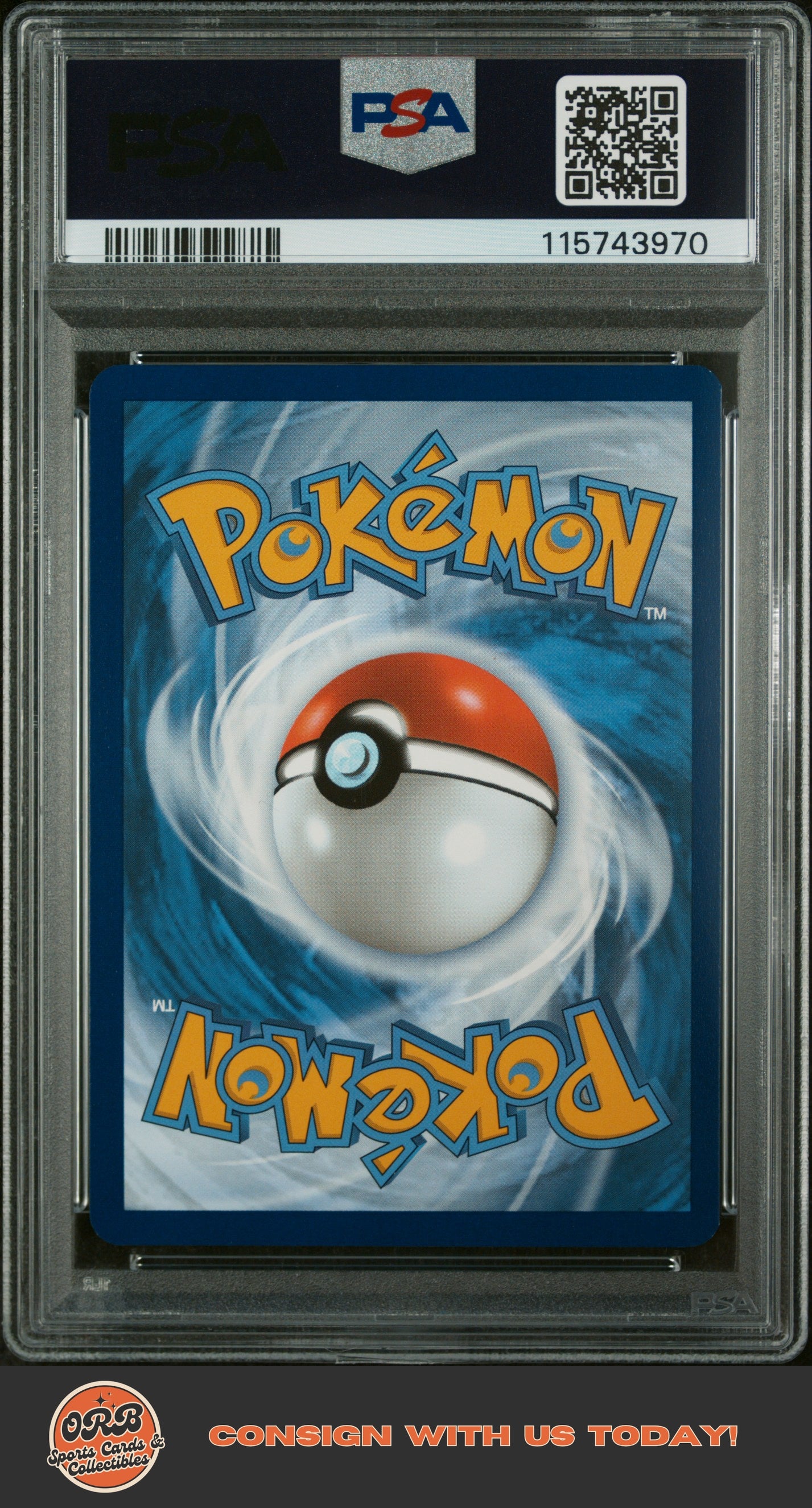 Squirtle 2023 Pokemon Mew En-151 #170 Illustration Rare PSA 9 - Back