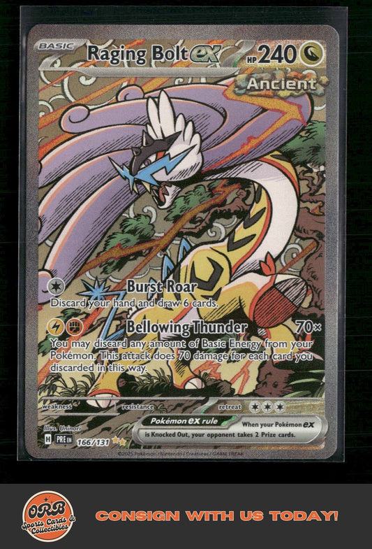 Raging Bolt ex SV: Prismatic Evolutions #166/131 - Front