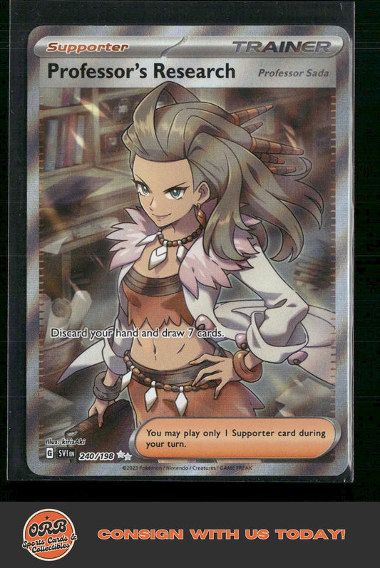 Professor's Research SV01: Scarlet & Violet Base Set #240/198 - Front